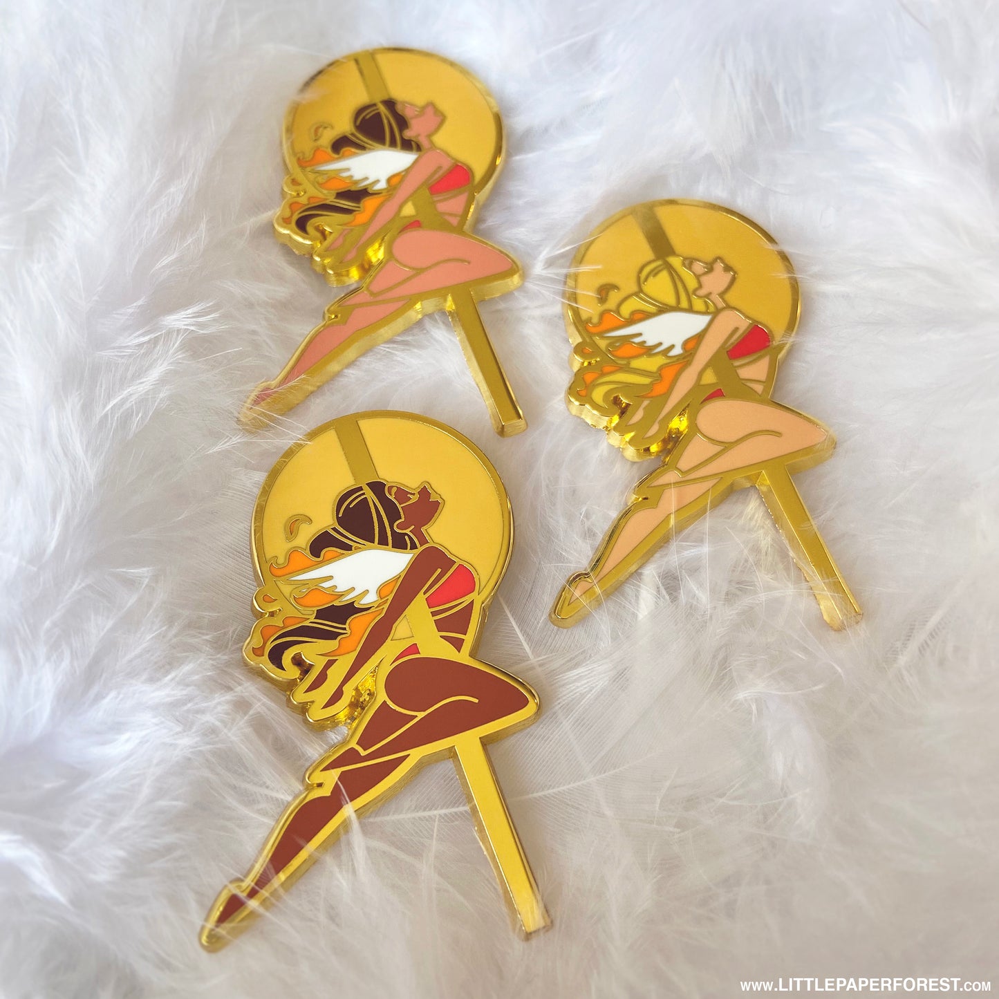 Icarus (Blonde) Enamel Pin