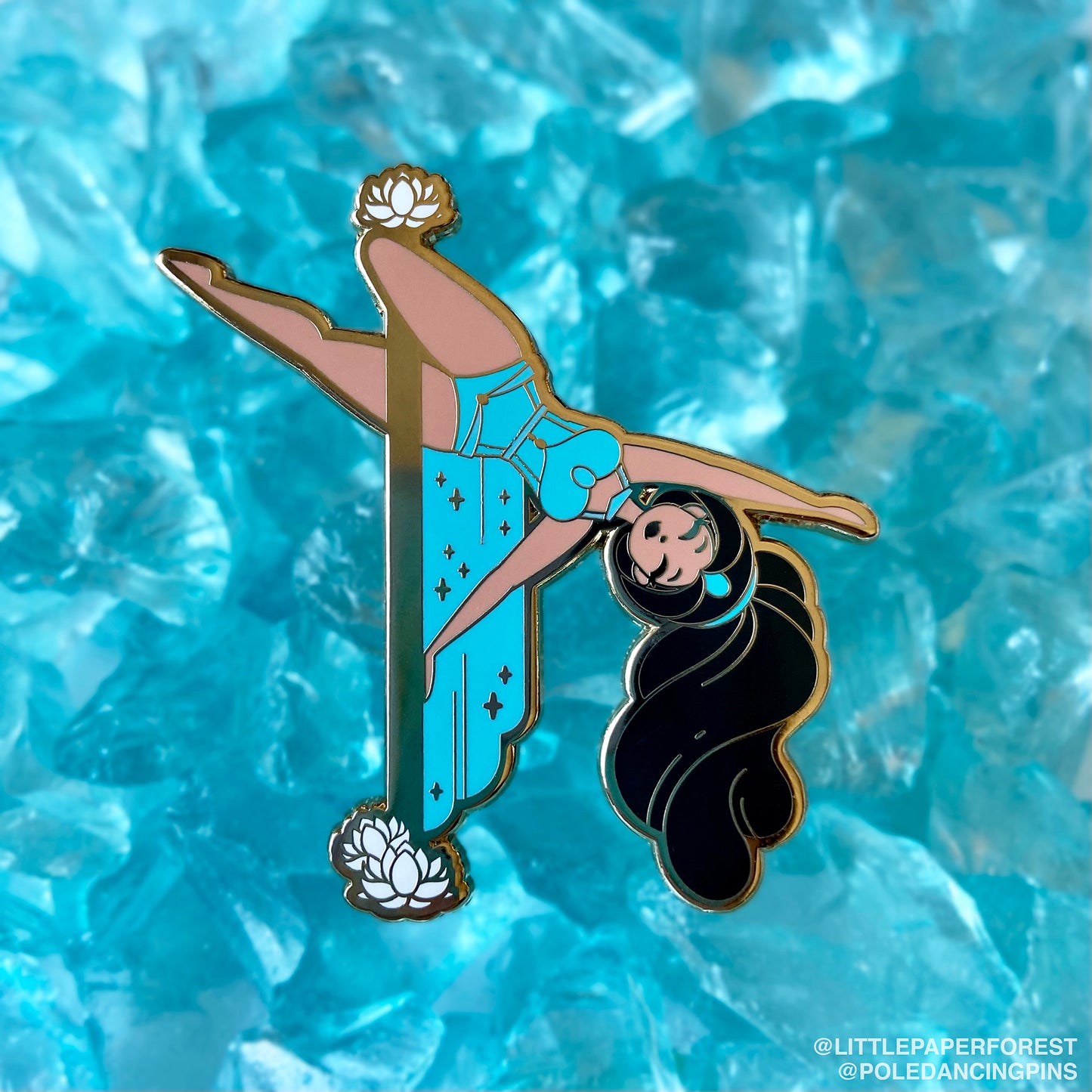 Jasmine Enamel Pin