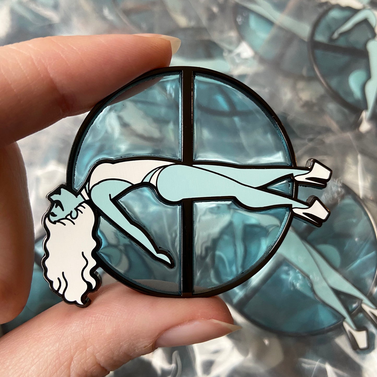 Levitation Enamel Pin