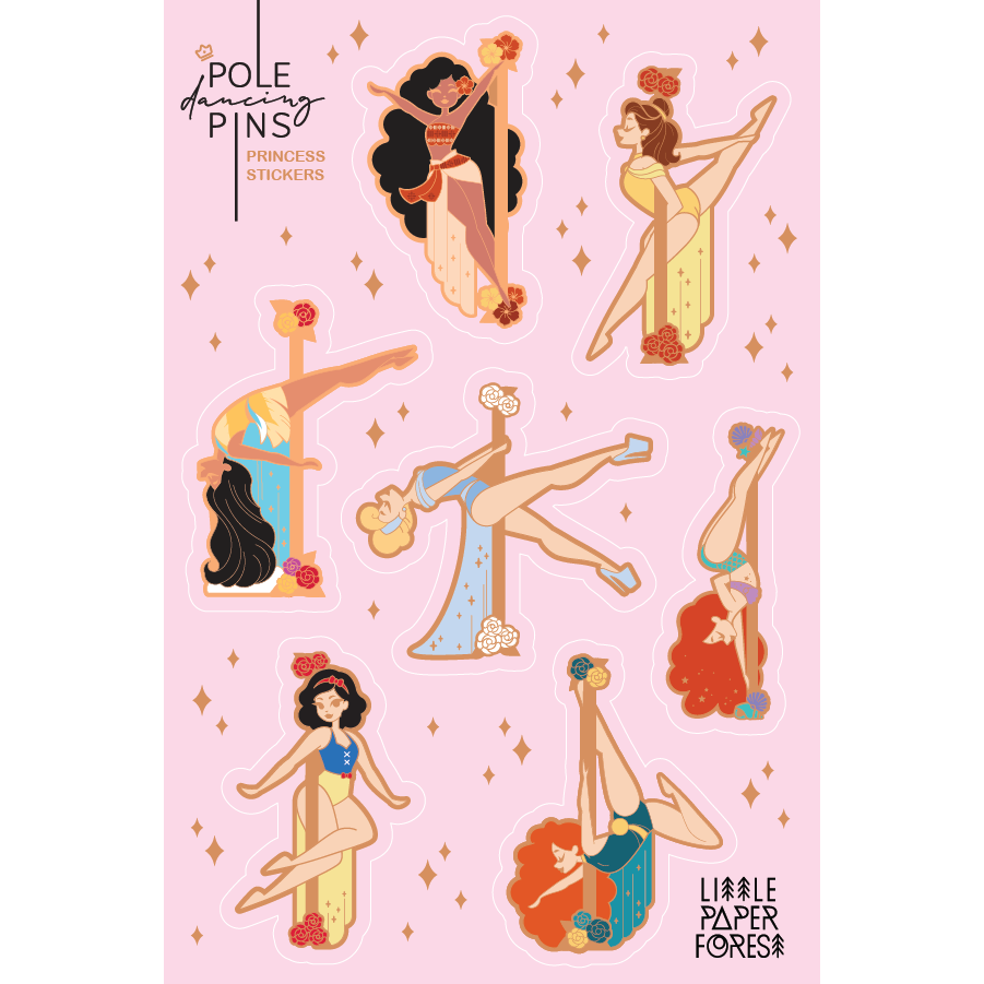 Princesses Vol 2 Sticker Sheet