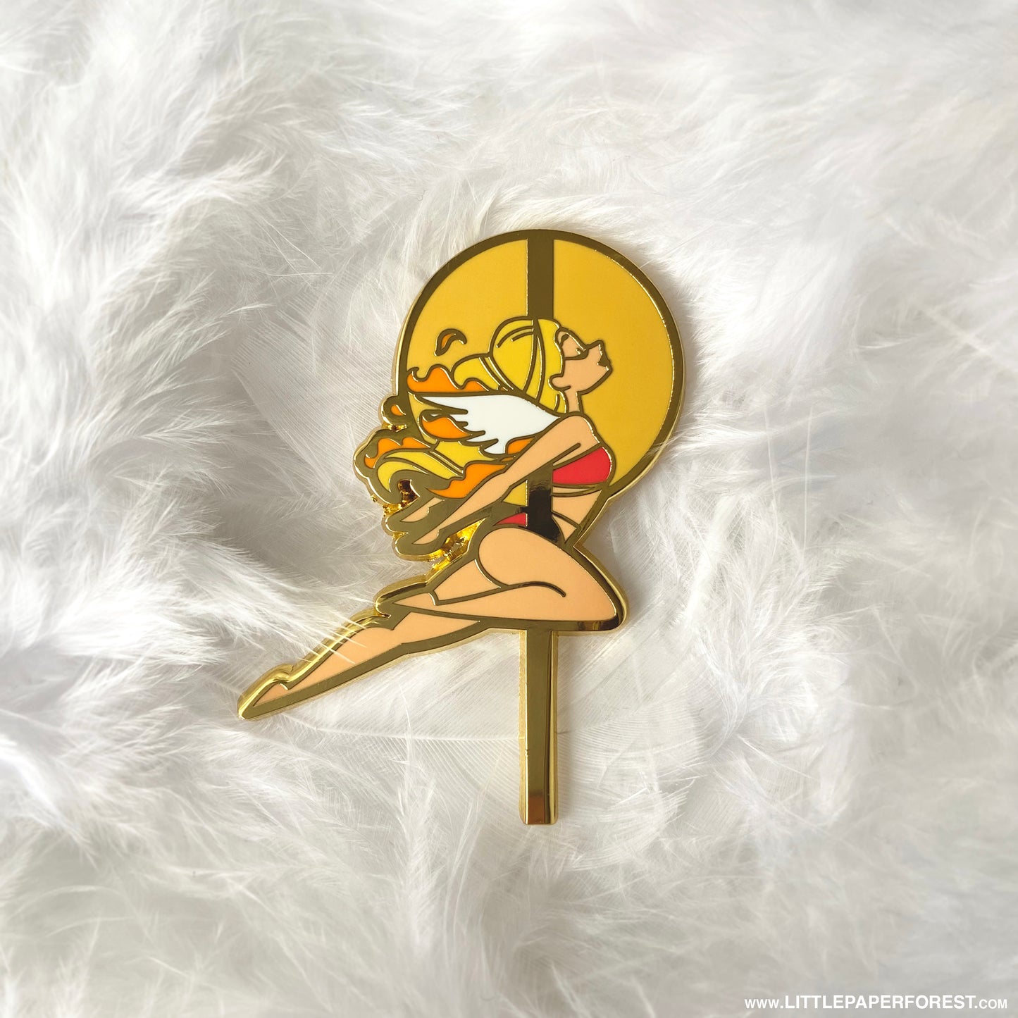 Icarus (Blonde) Enamel Pin