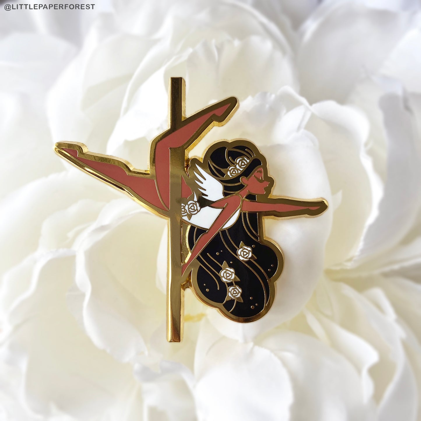Eros (Black Hair) Enamel Pin