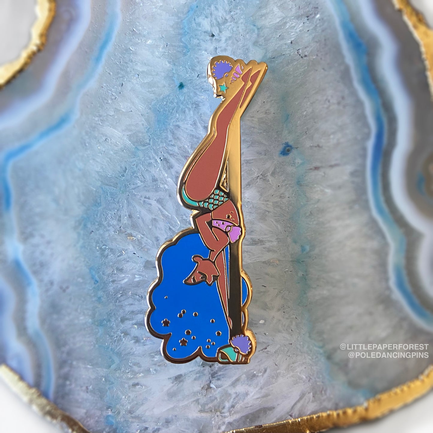 Mermaid (Blue Hair) Enamel Pin