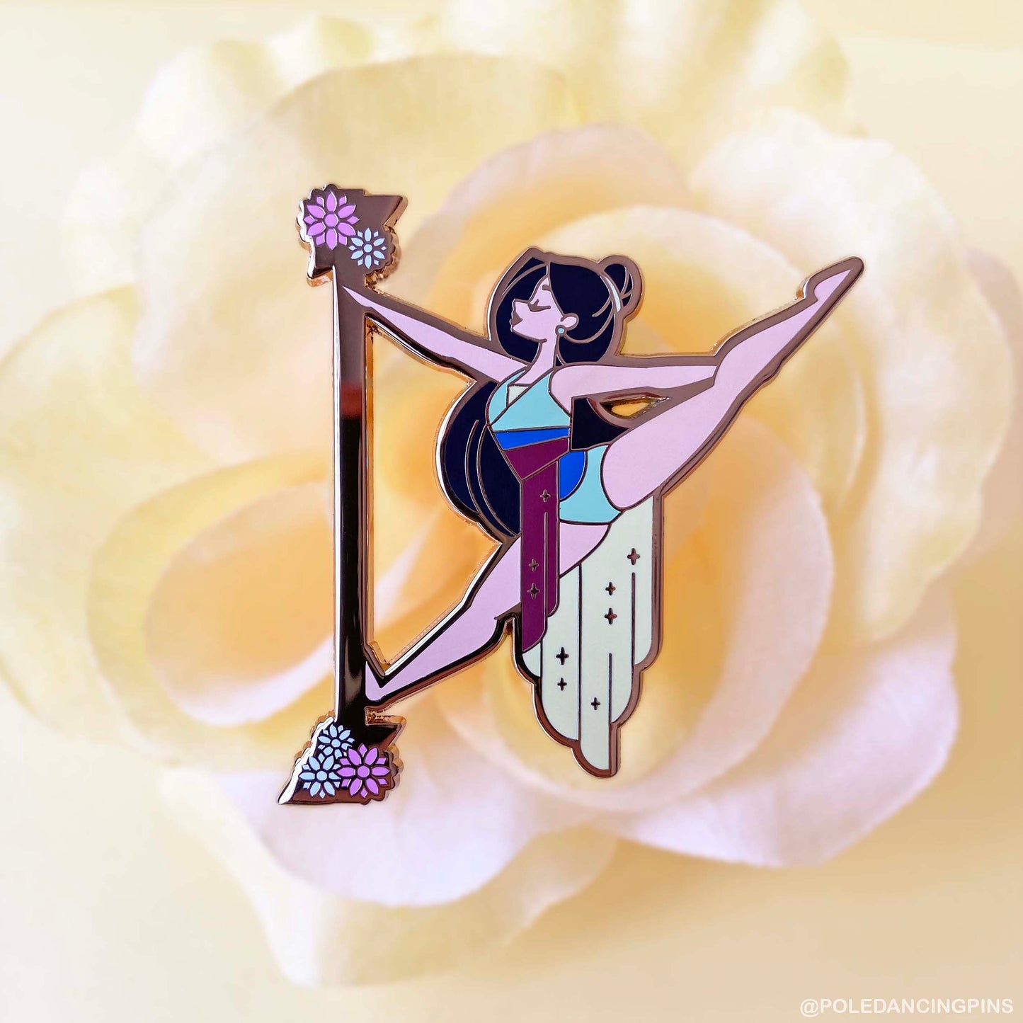 Reiko Split Enamel Pin