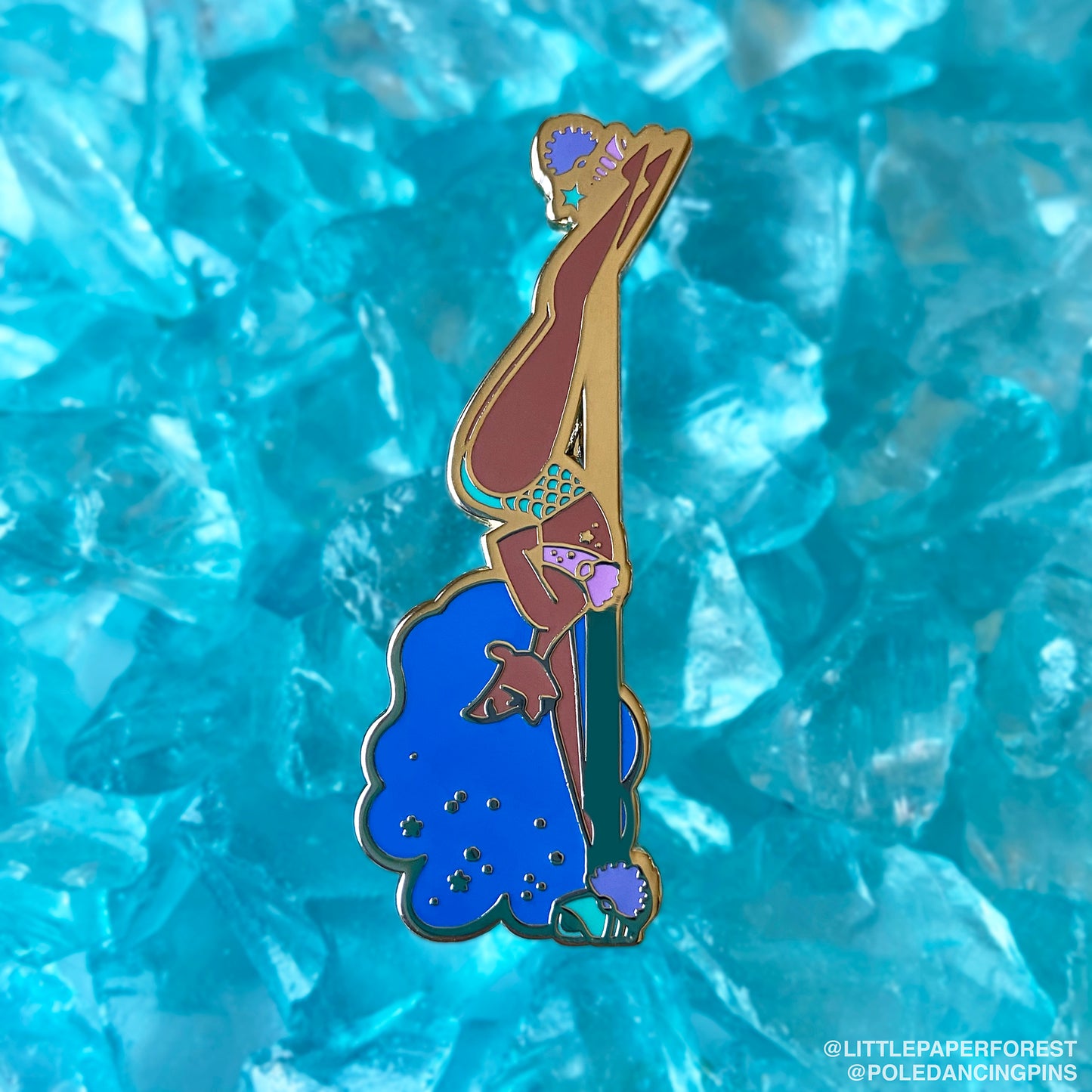 Mermaid (Blue Hair) Enamel Pin