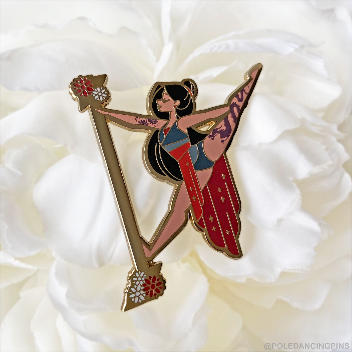 Reiko Split (Tattooed Ed.) Enamel Pin