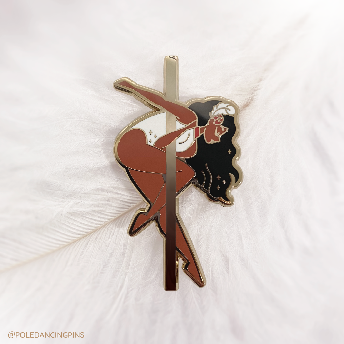 Crane Enamel Pin