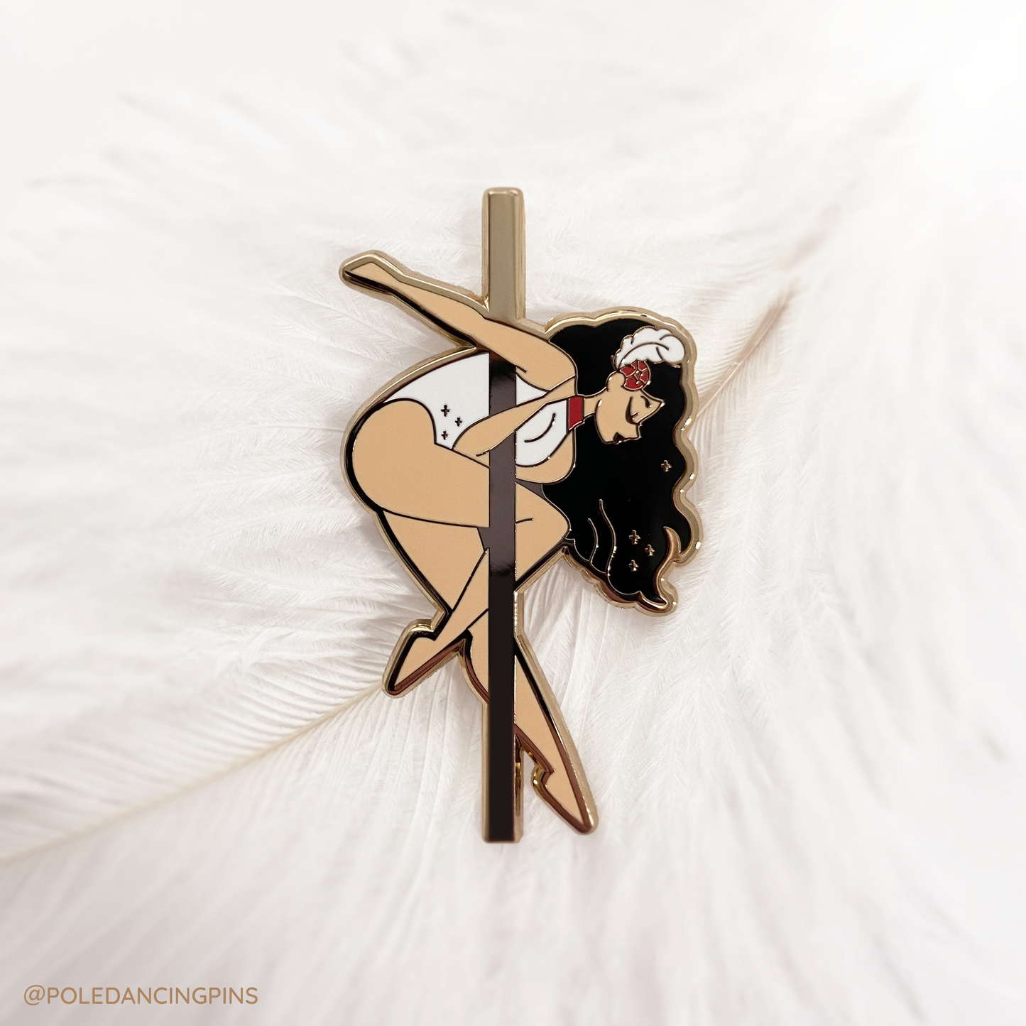Crane Enamel Pin