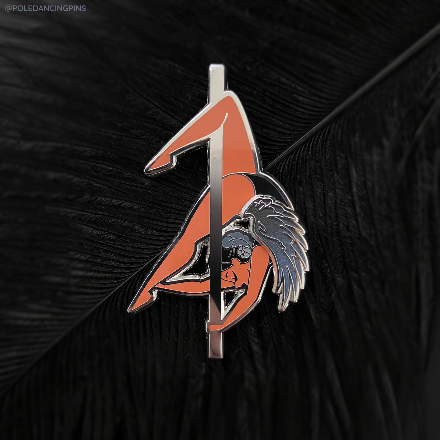 Crow Enamel Pin