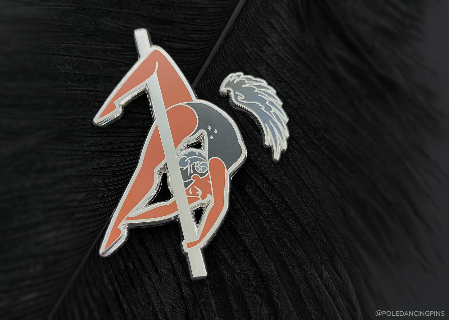 Crow Enamel Pin