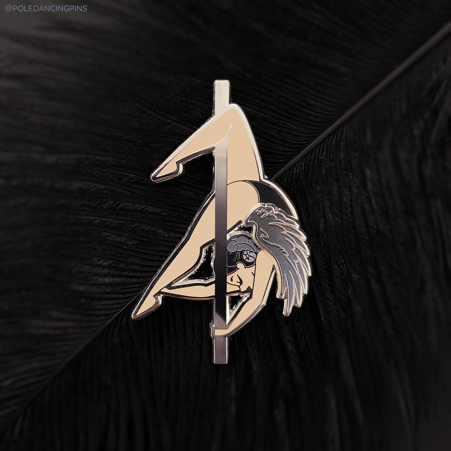 Crow Enamel Pin
