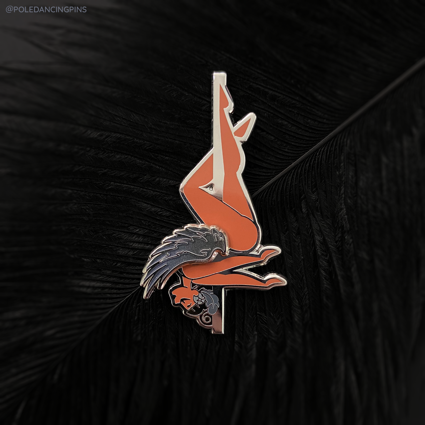 Twisted Raven Enamel Pin