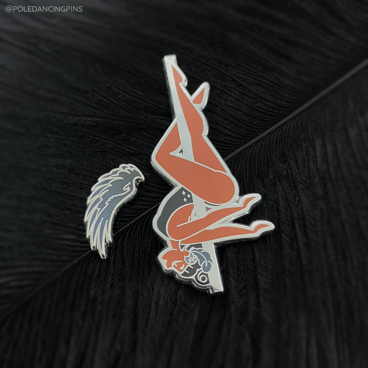 Twisted Raven Enamel Pin