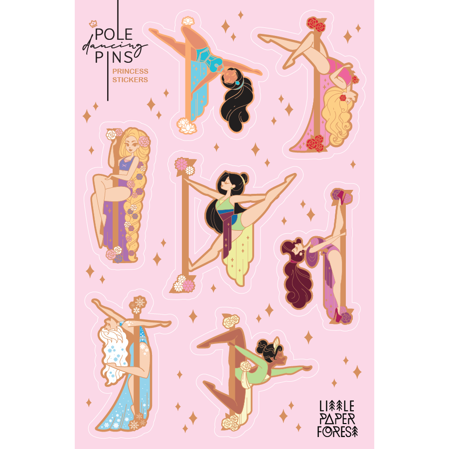 Princesses Vol 1 Sticker Sheet