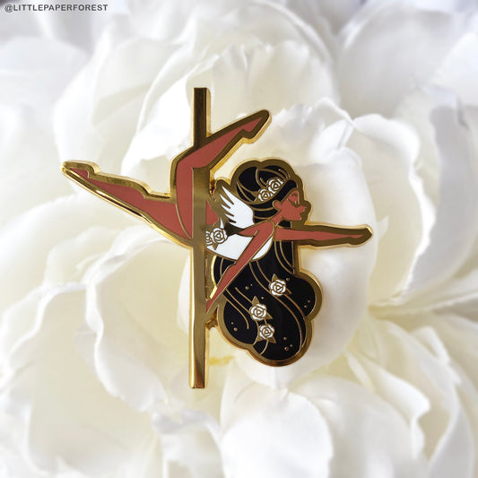 Eros (Black Hair) Enamel Pin