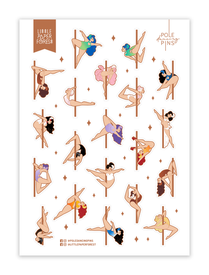 Birds of a Feather A6 Transparent Sticker Sheet