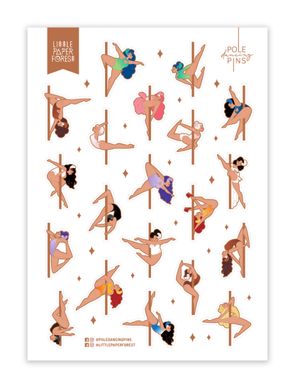 Birds of a Feather A6 Transparent Sticker Sheet