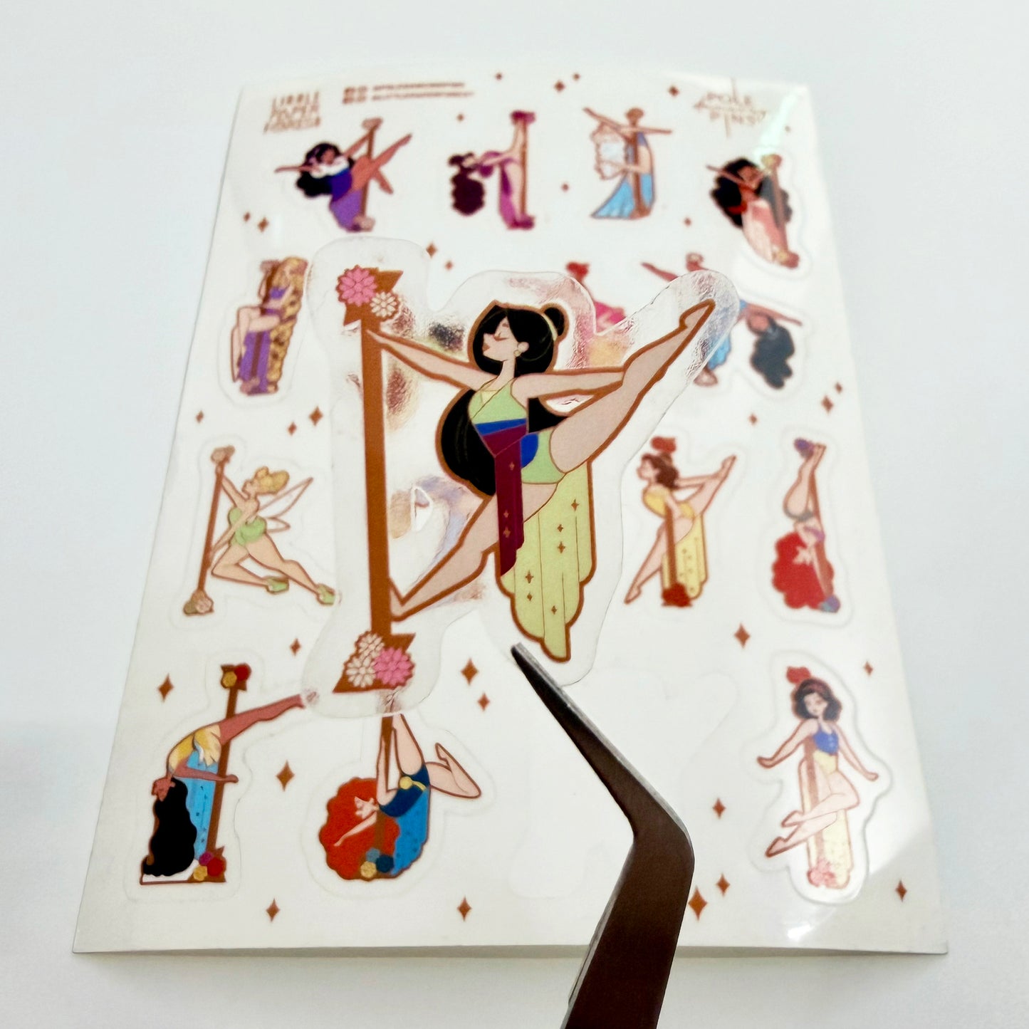 Princess Collection A6 Transparent Sticker Sheet