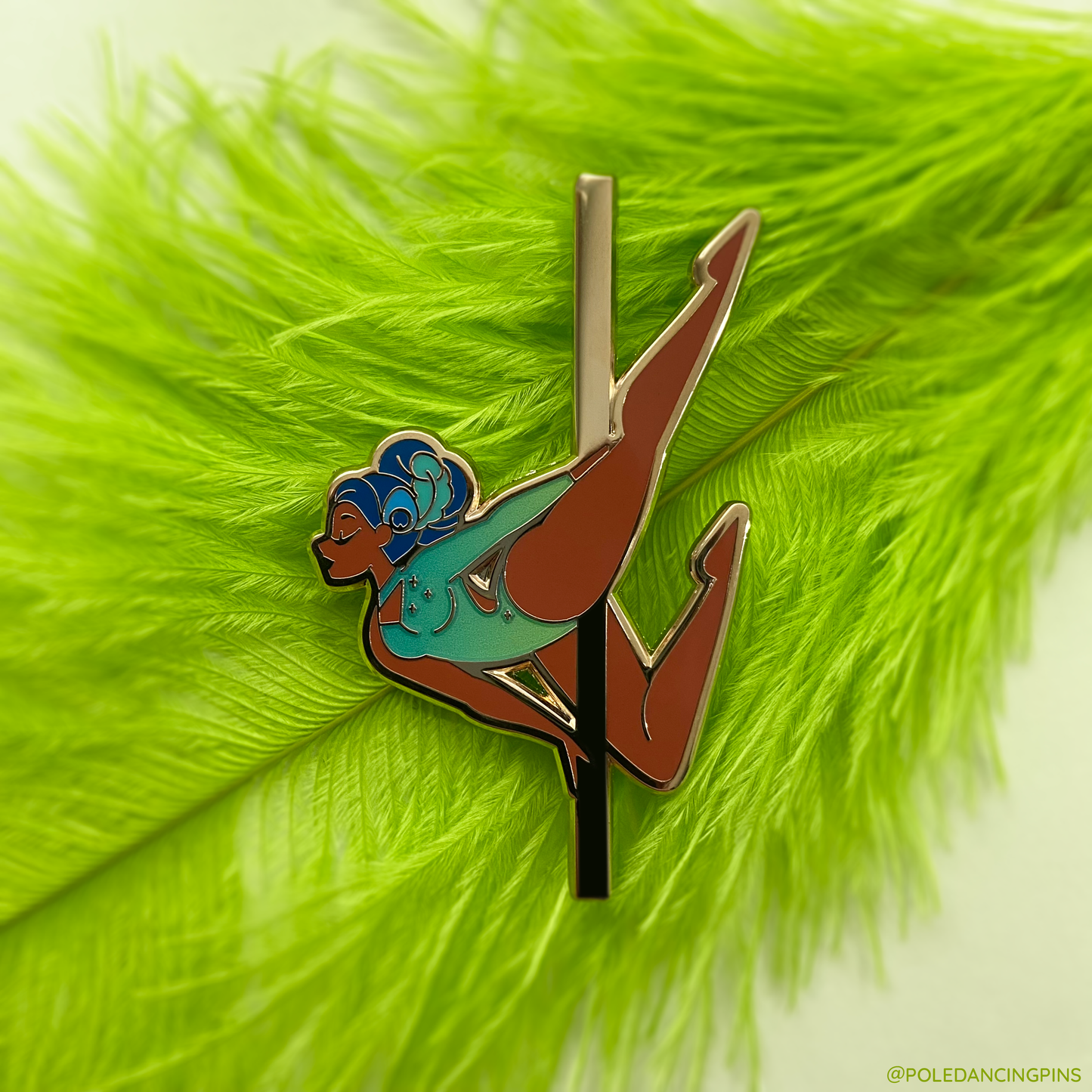 Peacock Enamel Pin