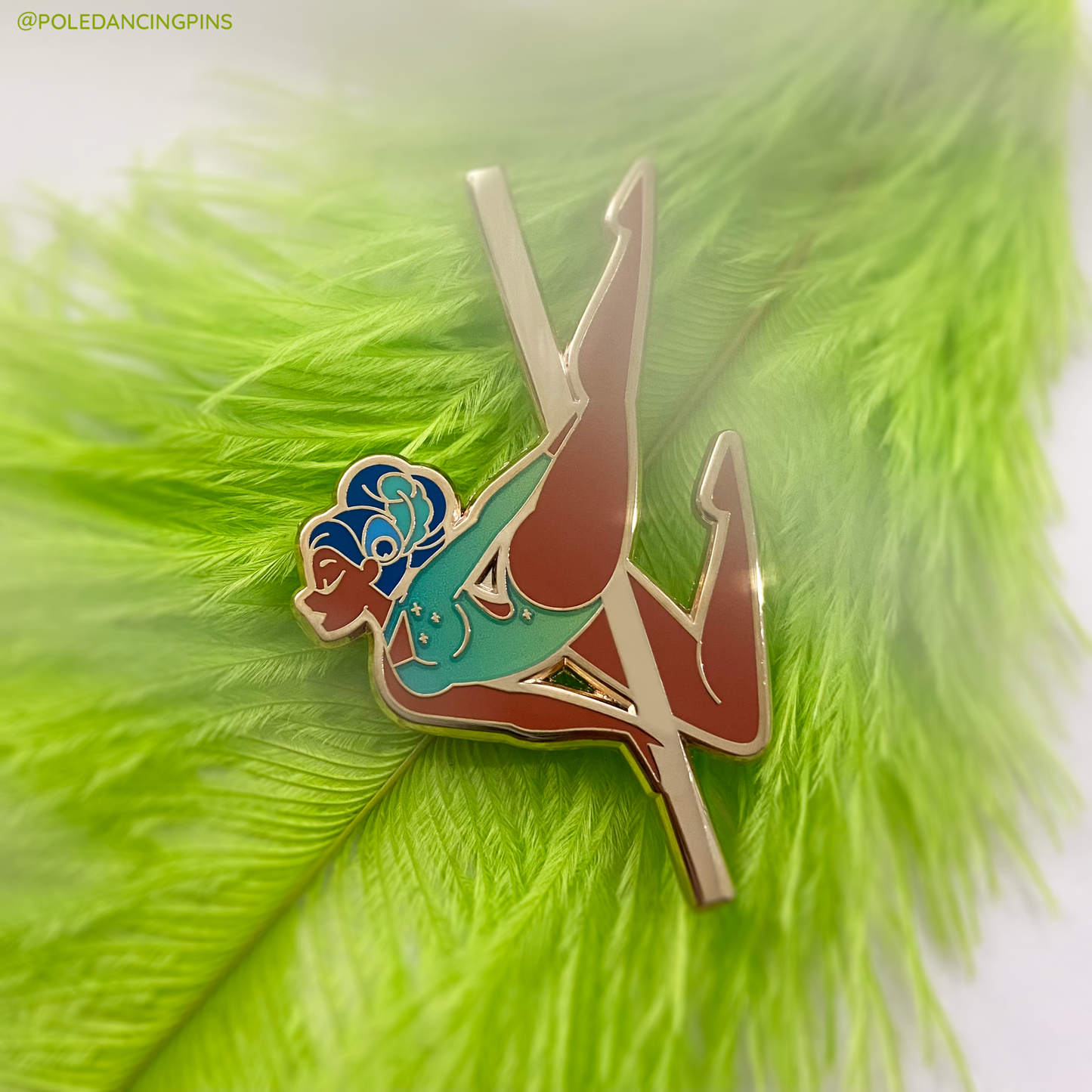 Peacock Enamel Pin