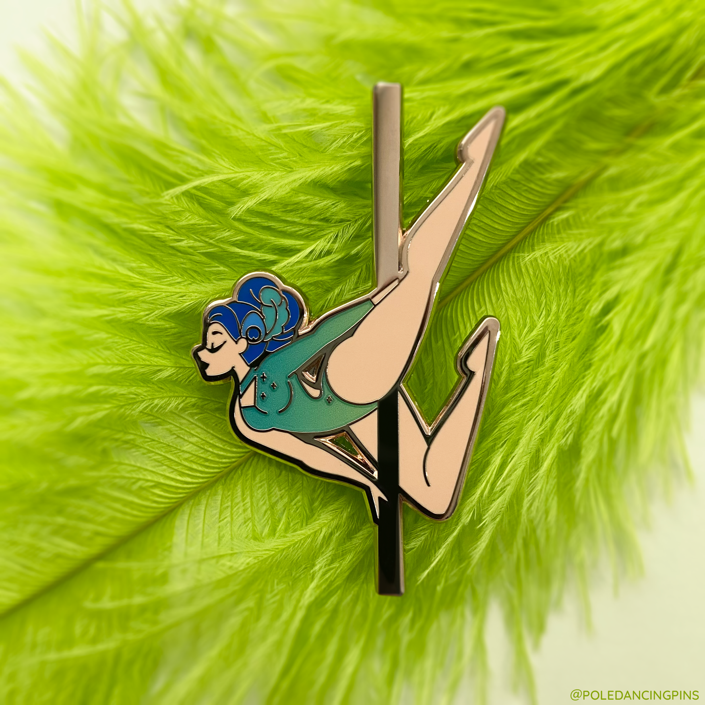 Peacock Enamel Pin